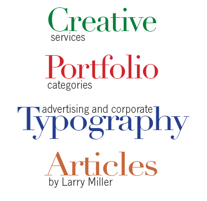 Creative Portfolio Typography head